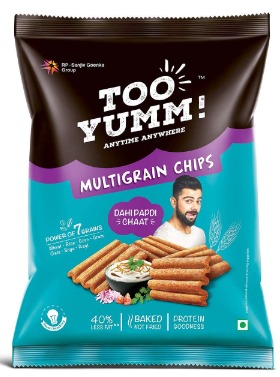 Too Yumm! Dahi Papdi Chaat Multigrain Chips, 41 g